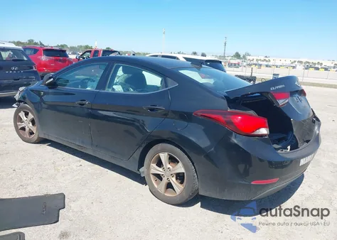 2016 Hyundai Elantra Value Edition z USA, uszkodzony, nr VIN 5NPDH4AE3GH682039